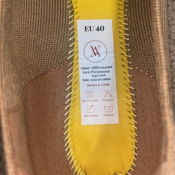 Vivaia Margot 2.0 Square-Toe V-Cut Flats Nutmeg 40 / 9 - Picture 10 of 11